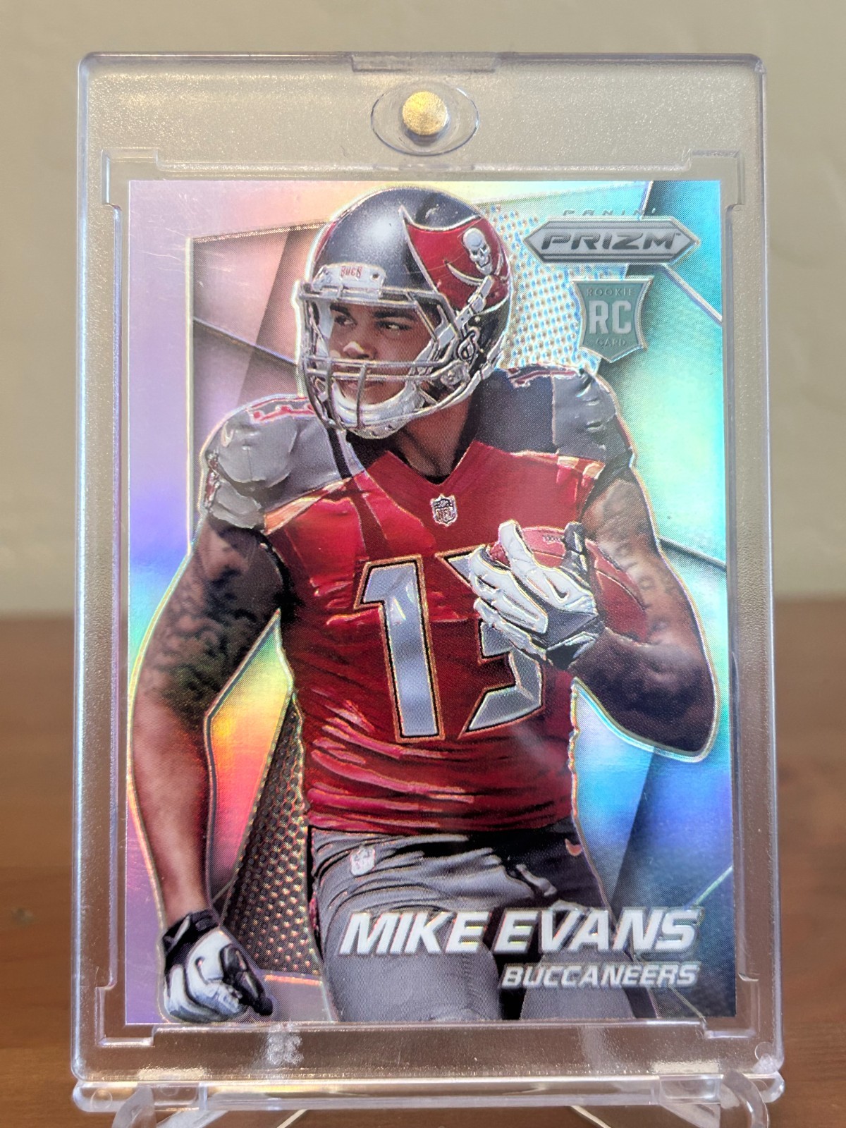 2014 Panini Prizm Silver #216 Mike Evans SP Running Ball in Left Hand ROOKIE RC