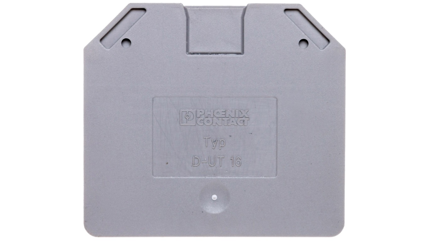 End Cap 2.2x52.8x47.3mm Grey D-UT 16 3047206 BE1