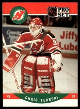 1990-91 Pro Set Chris Terreri Rookie New Jersey Devils #481