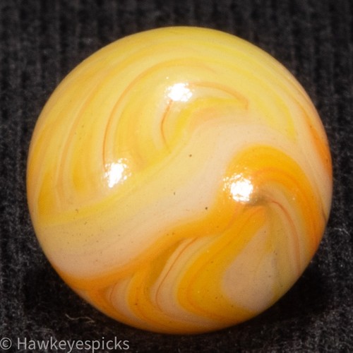 JABO HOLIDAY PEEWEE MULTIPOINT FLAME Swirl Marble 7/16 Mint Hawkeyespicks sg - Picture 5 of 6
