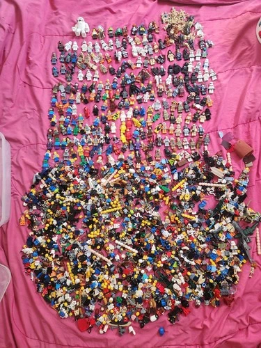 Huge Lego Mini Figure Lot Star Wars Ninjago