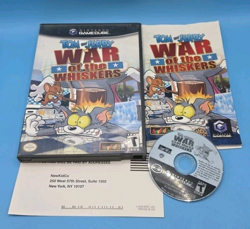 Tom and Jerry in War of the Whiskers (Nintendo GameCube, 2003) CIB Complete See