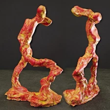 Sculpture "Lawrence of Arabia" unique ceramic Prof. em. Andreas Loeschner-Gornau