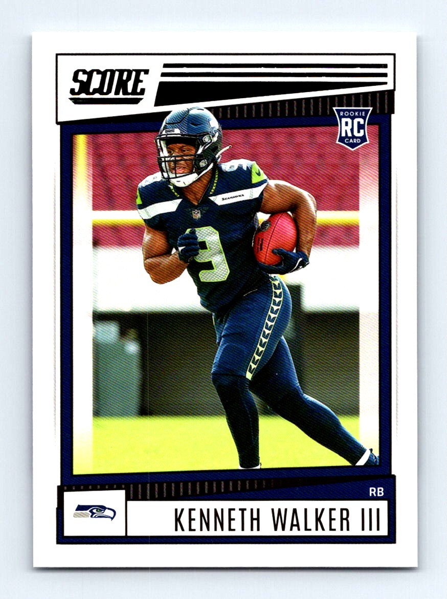 #329 2022 Score { Kenneth Walker III RC Seattle Seahawks