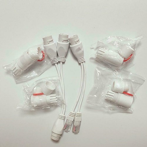 1 to 2 Adapter Network Splitter Poe Switch Connector Rj45 Outdoor Waterproof B - Afbeelding 11 van 16