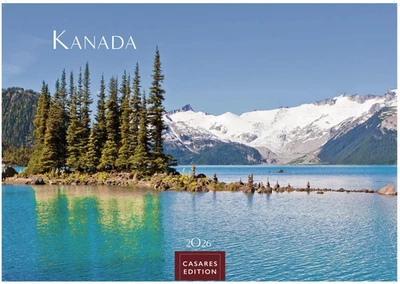 CASARES FINE ART EDITION Kanada Kalender 2026 - Wandkalender Fotokalender Nordamerika 35x50cm...