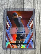2026 UPPER DECK ALLURE GOLF DREW GOODMAN RED TEES ROOKIE AUTO