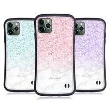 NATURE MAGICK PASTEL GLITTER MARBLE HYBRID HÜLLE HUELLE FÜR APPLE iPHONES HANDYS