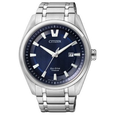 CITIZEN Eco-Drive アナログ時計 シルバー Citizen Mens Eco-Drive Watch - Silver-Tone Stainless Steel
