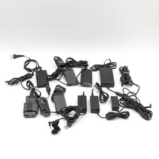 Assorted Dell HP 45W-150W Type-C Round Laptop Chargers/Adapters Lot of 9