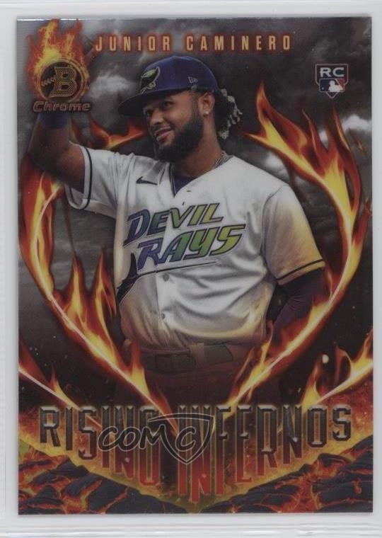 2024 Bowman Rising Infernos Junior Caminero #RI-6 1ca6