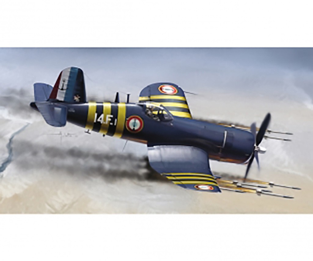 Italeri 1:72 F4U-7 CORSAIR Plastic Model Kit