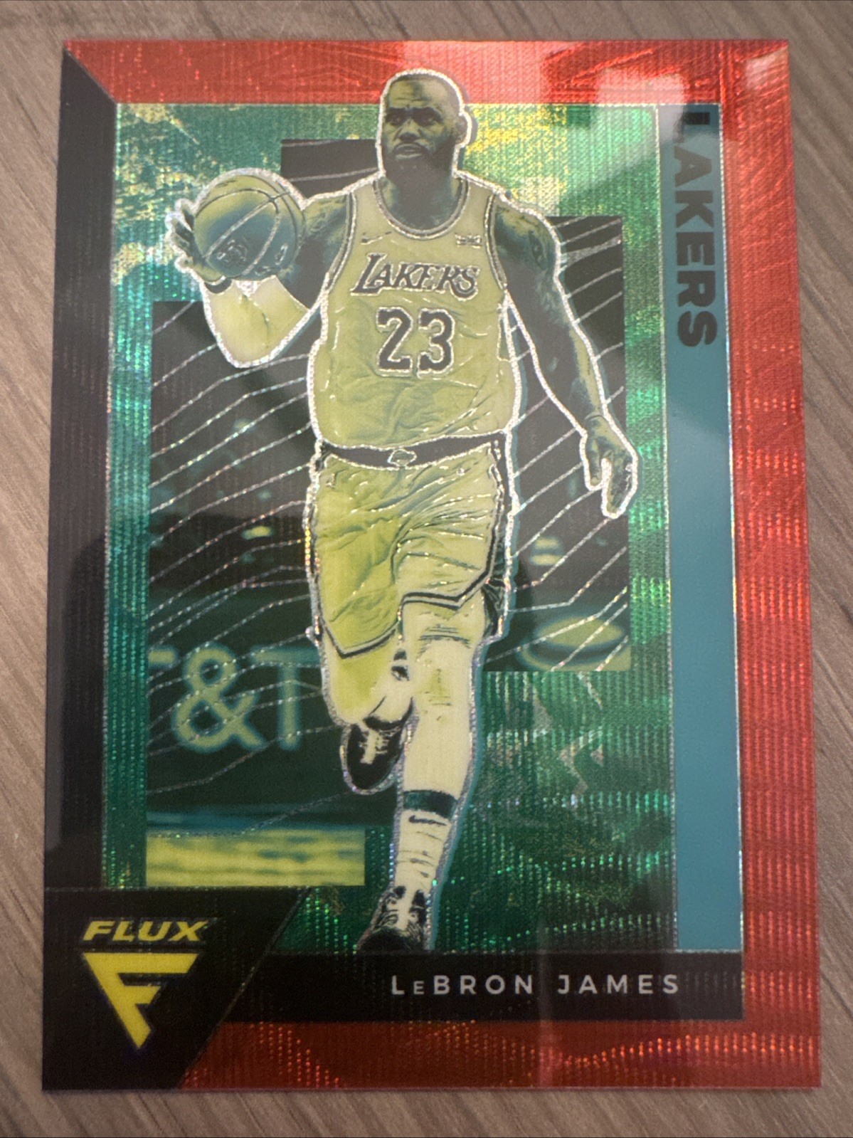 2020-21 Panini Flux - LeBron James #79 Red Pulsar Prizm Los Angeles Lakers