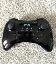 Authentic OEM Nintendo Wii U Pro Controller Black WUP-005