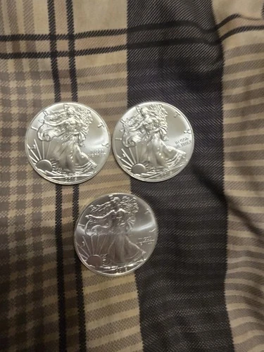3 2016 American Silver Eagles 1 OZ, .999 FINE