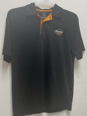 Geek Squad Short Sleeve Muscular Fit Polo Shirt Size Medium