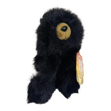 Folkmanis Baby Black Bear Plush Hand Puppet 9” NWT