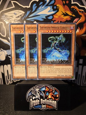 3x LDS3-DE042 Erdgebundener Unsterblicher Ccarayhua Common 1. Auflage YuGiOh Playset