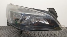 VAUXHALL ASTRA MK6 (J) (A3400) 2013 RIGHT HALOGEN HEADLIGHT BLACK 13365293