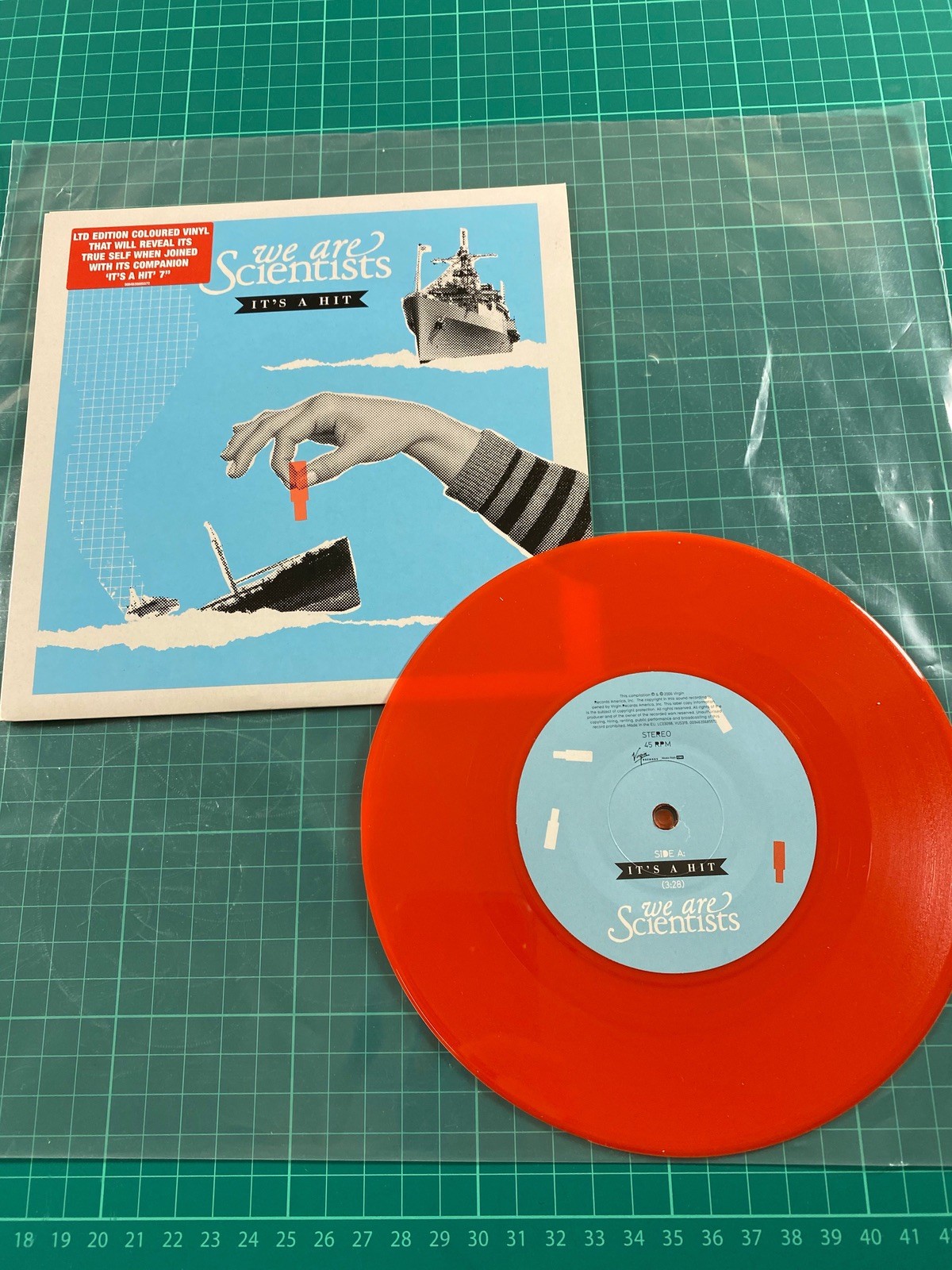 We Are Scientists  Its a Hit 7"" Red Vinyl Record