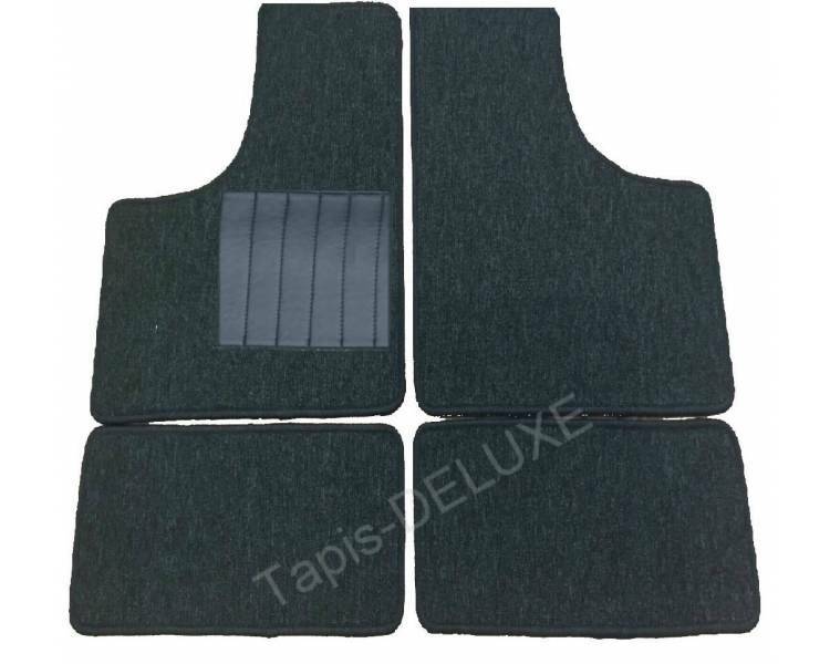Tapis de sol NSU Wankel Spider sur mesure en moquette de prestige noire