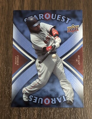 2008 Upper Deck Starquest RARE Manny Ramirez #SQ-18 Boston Red Sox Insert NM