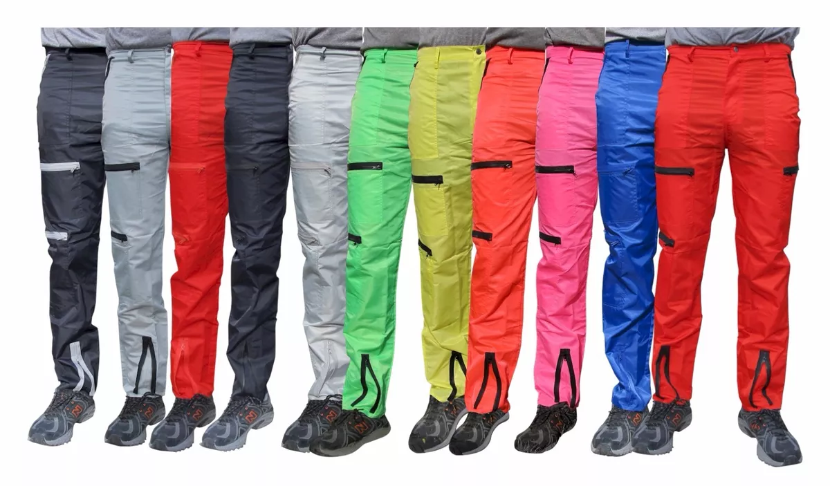 NEON & NYLON White Parachute Trousers