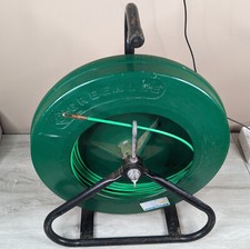 Greenlee 4542-150 3/16"x150' Fiberglass Fish Tape & Reel Stand - Used