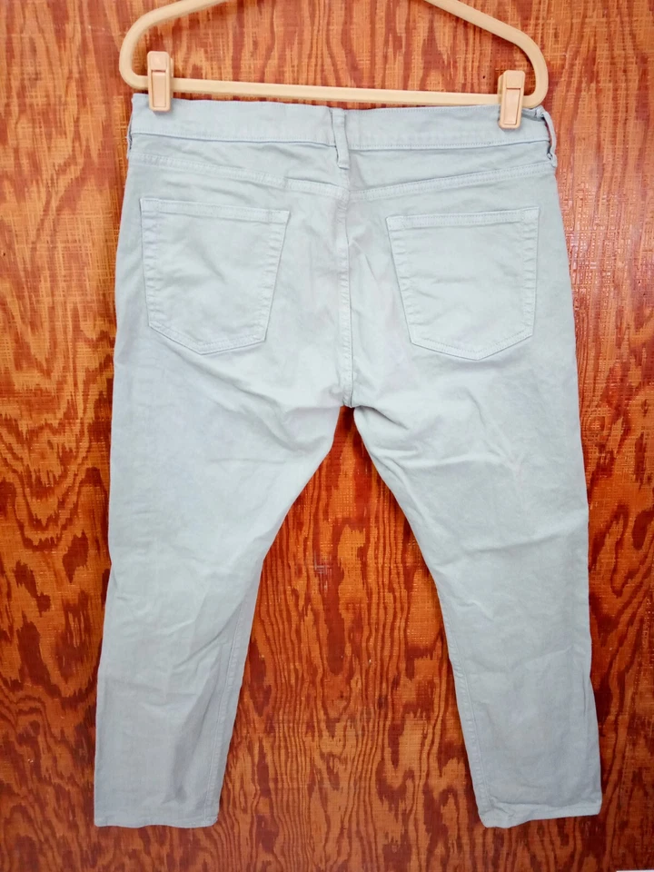 Reimaginado por J. Jeans elásticos Crew 484 pierna cónica verde talla W34 Foto 3 de 4