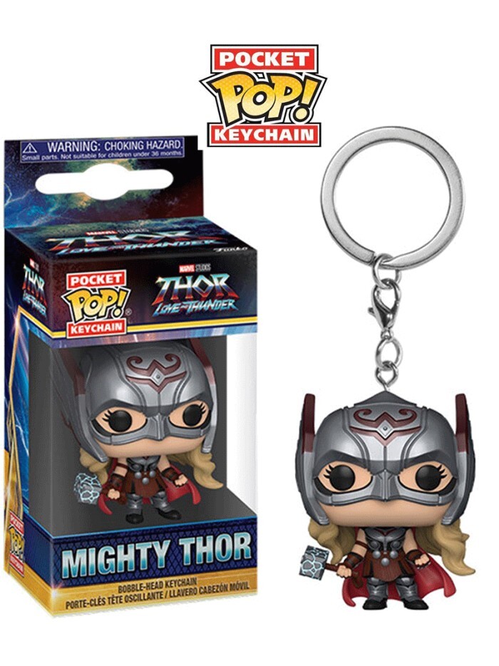Pocket Pop Mighty Thor Love And Thunder Llavero