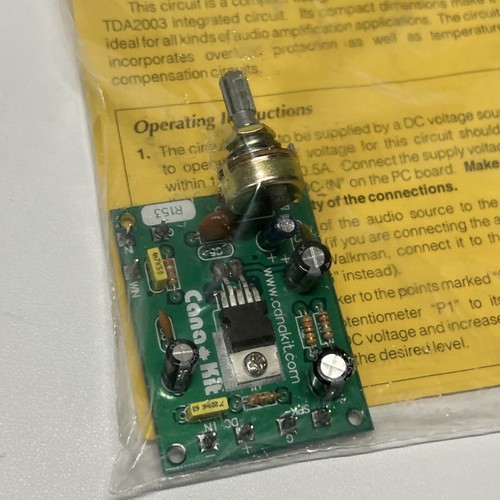 CanaKit Raspberry Pi Cana Kit UK153 7W IC Amplifier 7W Audio Amplifier Assembled - Afbeelding 3 van 3