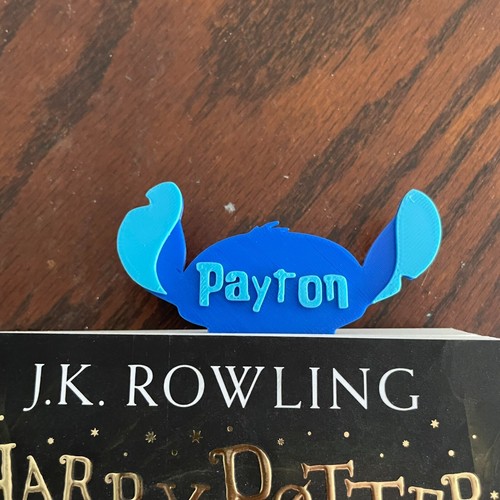 Personalized Name Bookmark Custom Gift Stitch Inspired Unique Kids Gift - Picture 9 of 11