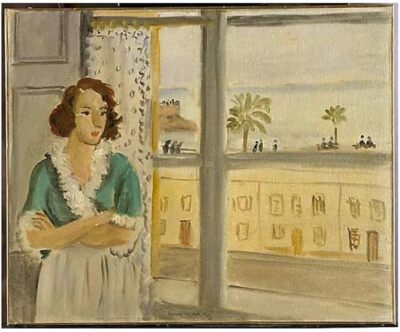 Henri Matisse Girl by a Window 1921 Portrait, Fauvism 17'' x 22'' Archival Prints
