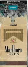 VINTAGE MARLBORO LIGHTS NOVOTEL MATCHBOOK.