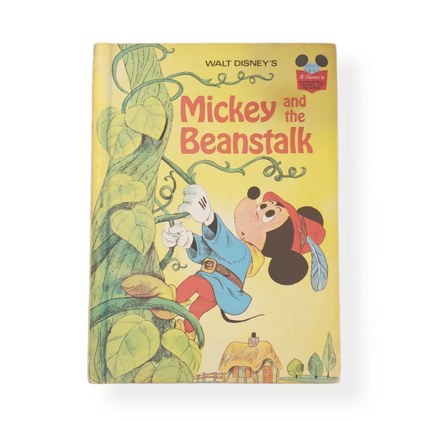 Vintage 1973 Mickey and the Beanstalk Disney Wonderful World of Reading Book