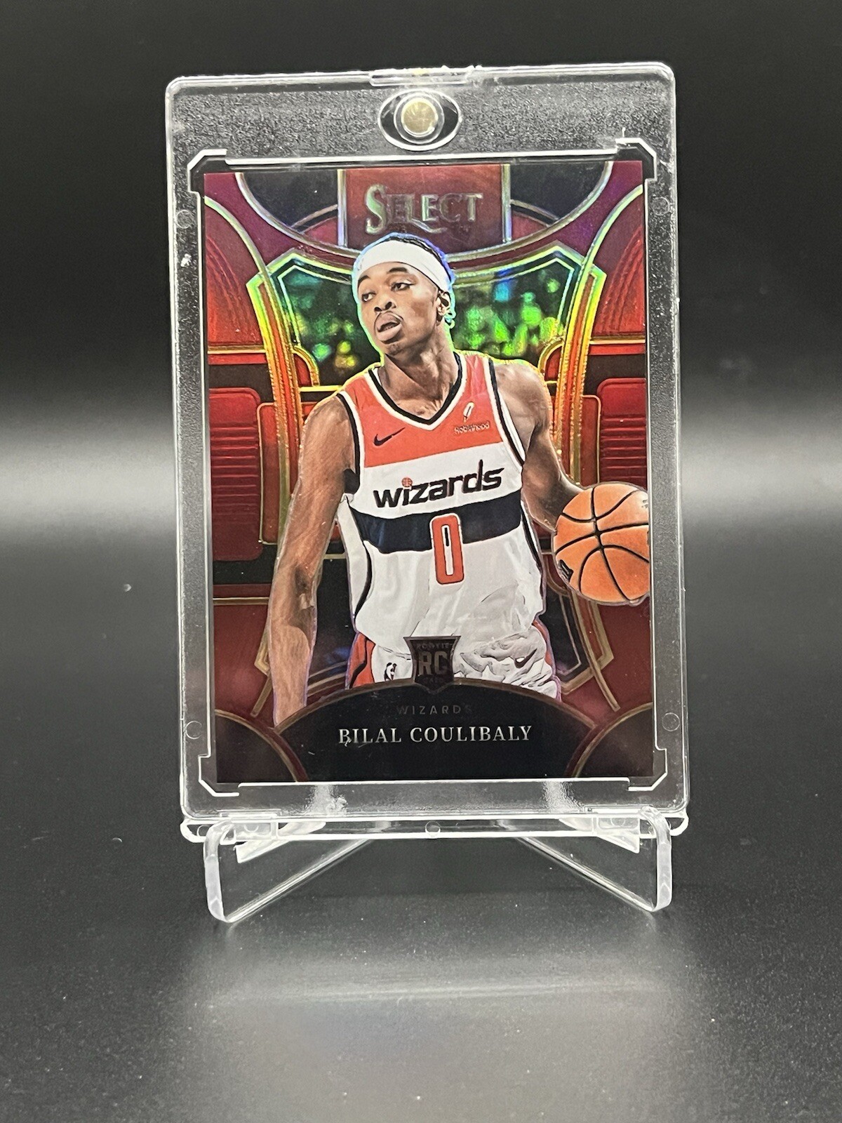 2023-24 Panini Select Bilal Coulibaly Maroon Prizm Mezzanine Rookie RC #45/175