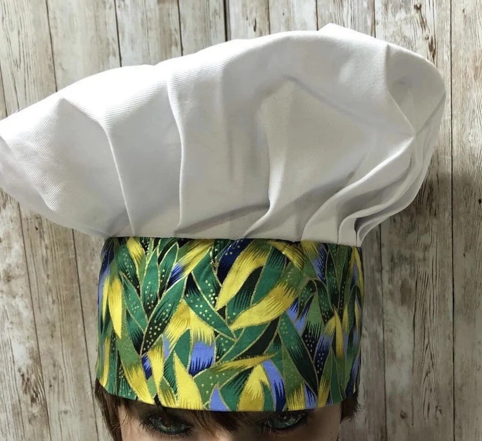 NUEVO Sombrero de Chef Ejecutivo Catering Preparación de Alimentos Ajustable Lote de 2 Envío Gratis Foto 2 de 4