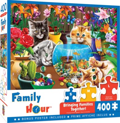 MasterPieces Marvelous Kittens 400 Piece Jigsaw Puzzle