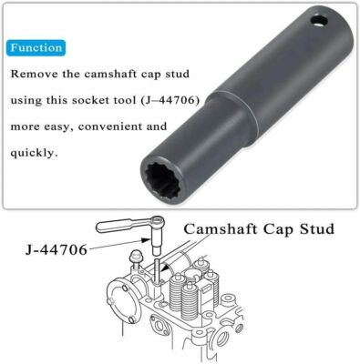 MO-Auto Rocker Arm Shaft Socket – 12mm, 1/2″ Drive – J-44706 J-36003-A For Detroit Diesel 60 Series – 2-Year Warranty