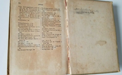 Antique Book 1905 Our Language First Book Hardcover B.F. Johnson Publishing Co. - Picture 8 of 11