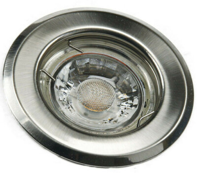 LED Einbaustrahler Weiß Rund 5 Watt Warmweiß 230V - GU10 Einbauleuchten Aus Hochwertigem Aluminium - 55-60mm Bohrloch Einbau-Spot Decken-Leuchte