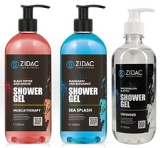 ZIDAC Shower Gel (Black Pepper OR Mandarin OR Watermelon + 1 or 3-Pack)