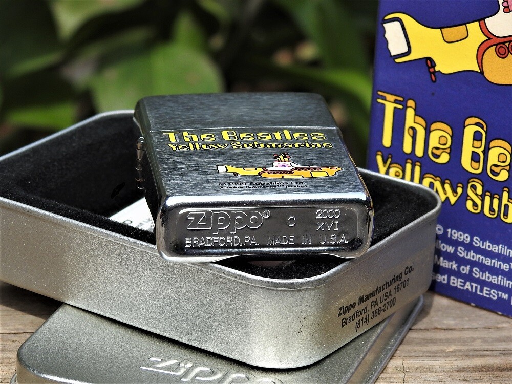 The Beatles Yellow Submarine Zippo Lighter - John Lennon