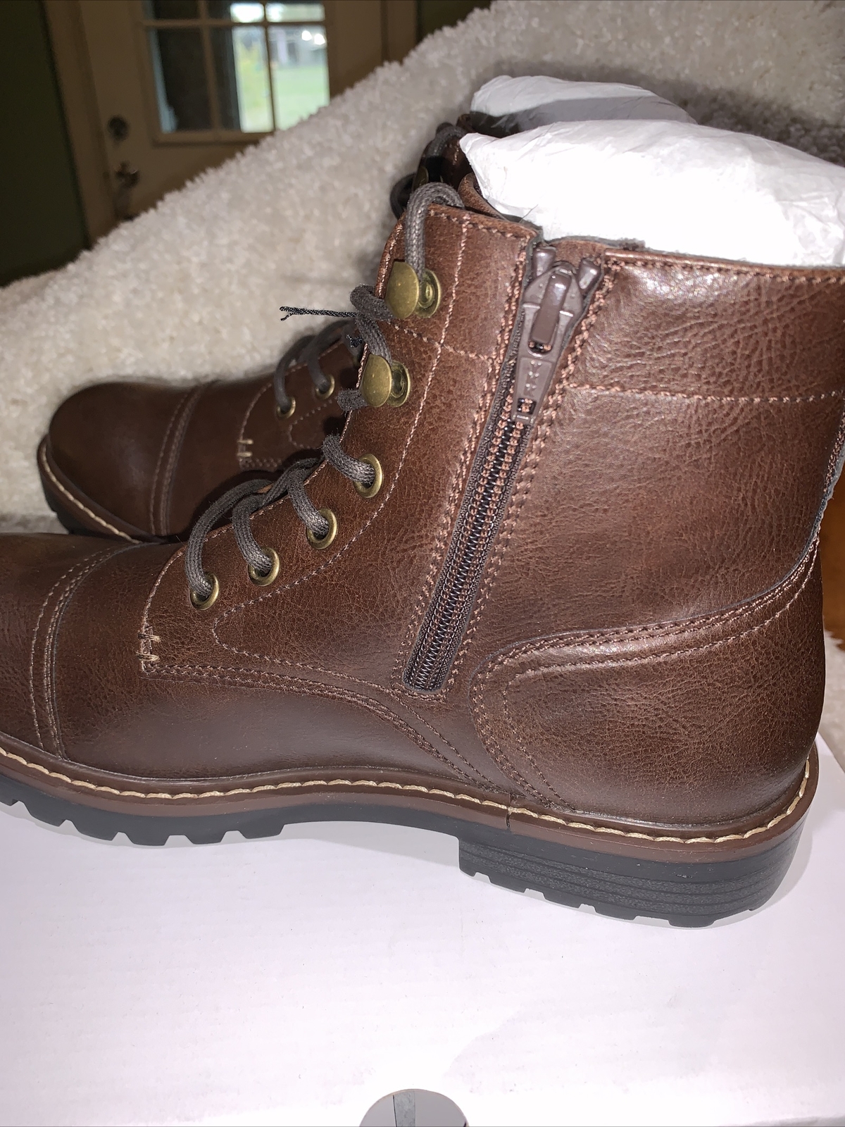new mens boots sonoma goods for life size 8 brown color coltonn style