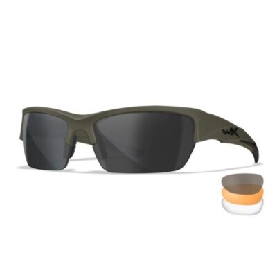 Wiley X VALOR 2.5 Clear/Grey/Orange Sonnenbrille taktische Schutzbrille