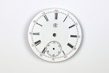 16S Elgin Pocket Watch Porcelain Dial 1293 - Double-Sunk