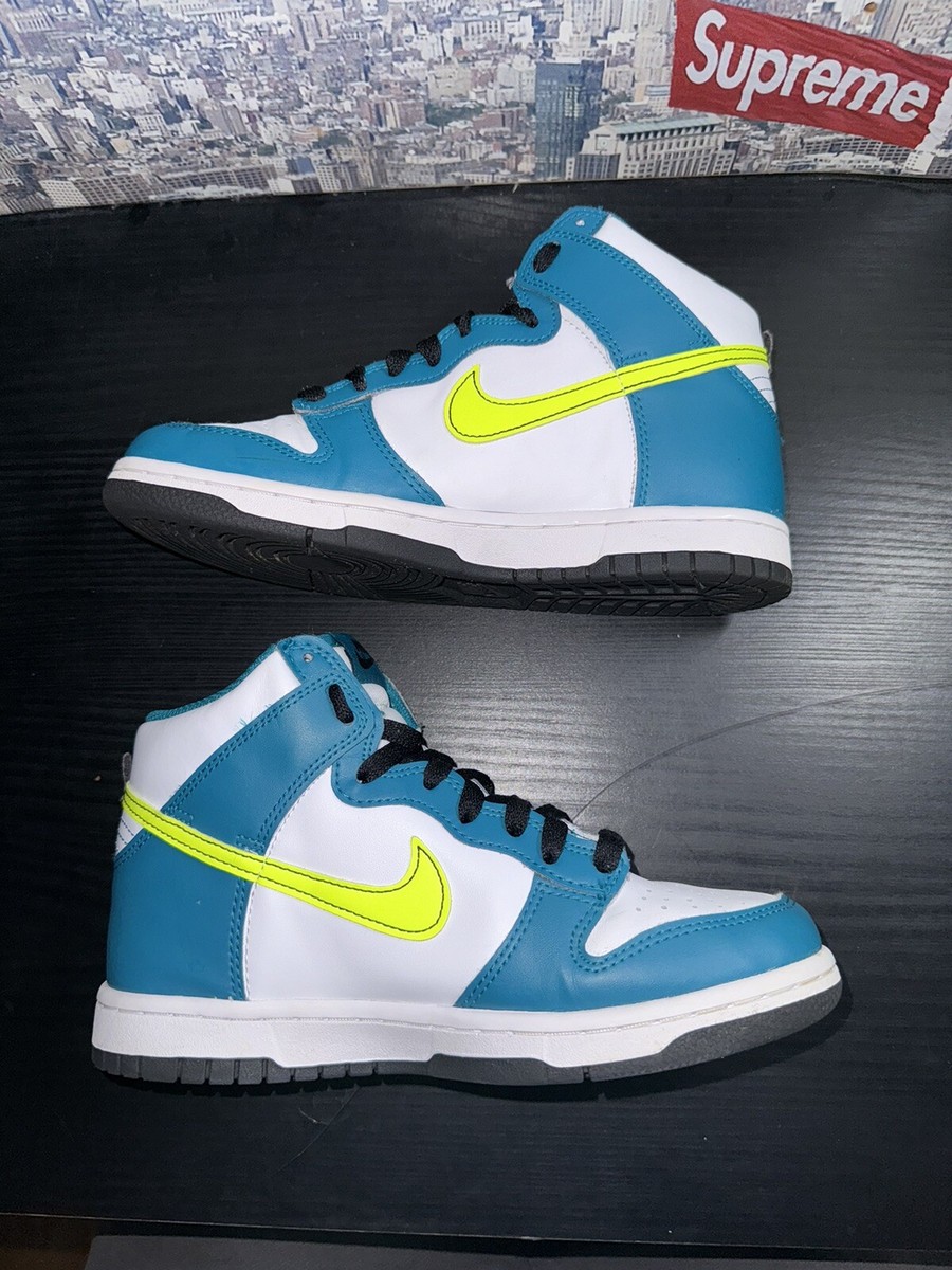 Nike Dunk High Bright Spruce Volt (GS) DB2179-109 Size 5.5Y Kid's