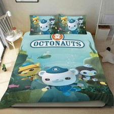 Octonauts Twin Lightweight For Kids Bedding Sets 3 Piece Bed Duvet Cover Set