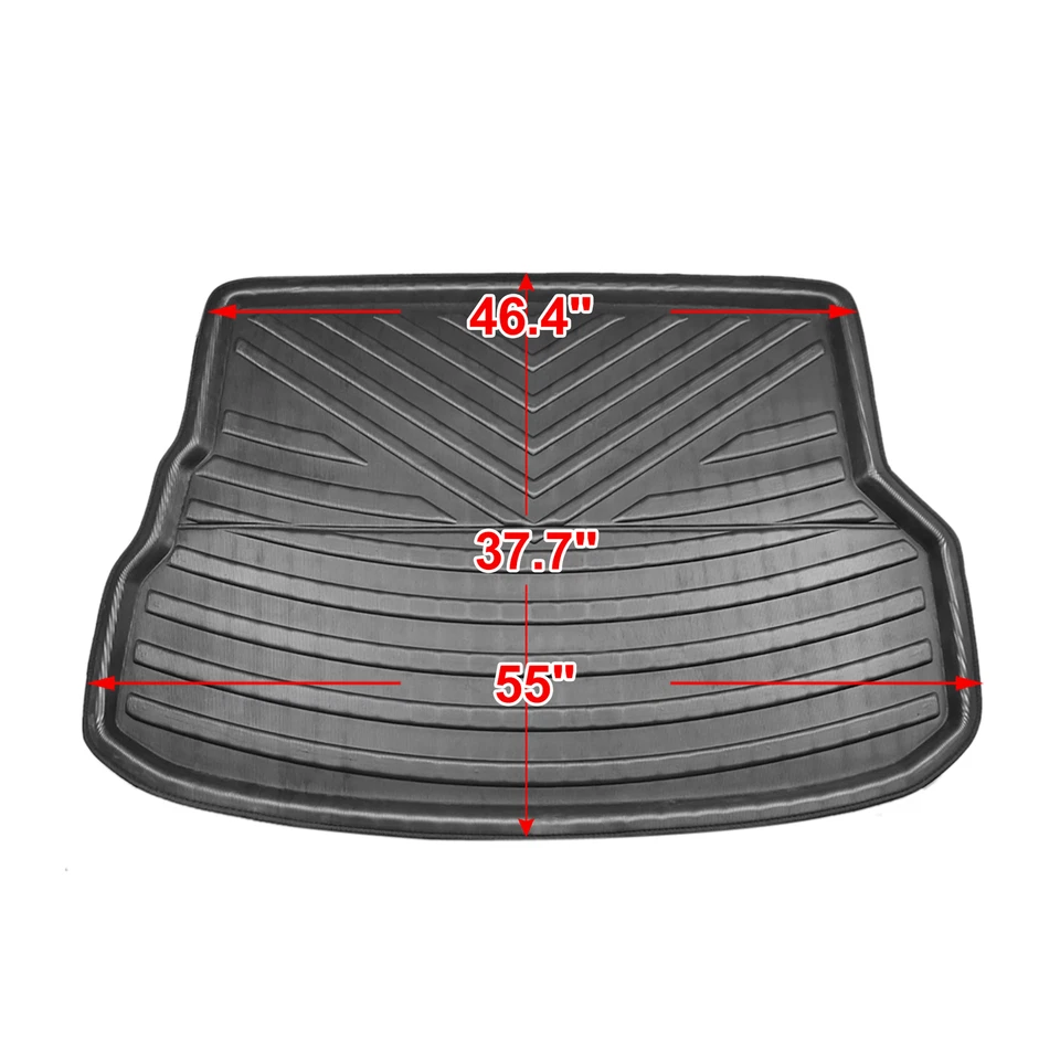 Водонепроницаемый напольный коврик для багажника заднего грузового коврика для 4-дверного Lexus RX350 2010-15 - Изображение 4 из 4