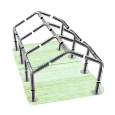 High Peak Carport Canopy Frame Kit | 1-¾” ID | 6 & 8 Leg Options | w/o Poles